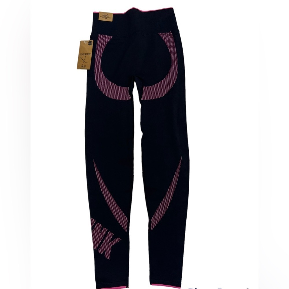 Victoria’s Secret PINK Active NWT High Waist Full Length Tights Leggings Size S - Picture 2 of 9